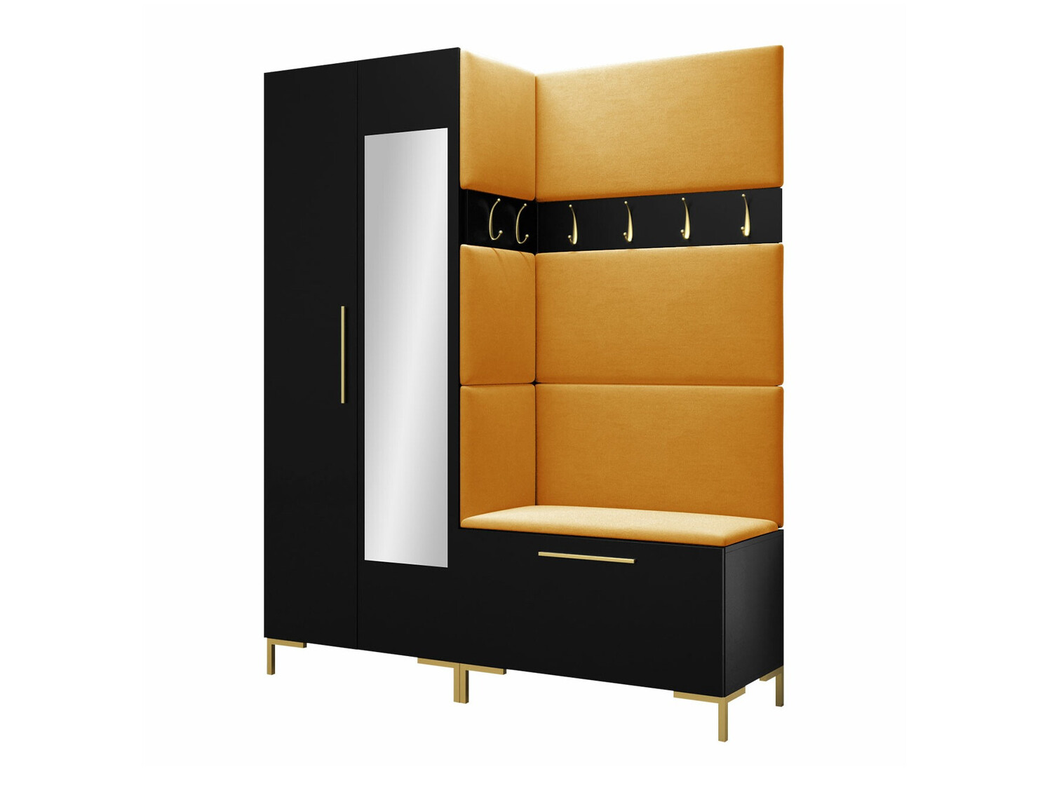 Set arredo da corridoio Nomal IX (Nero)