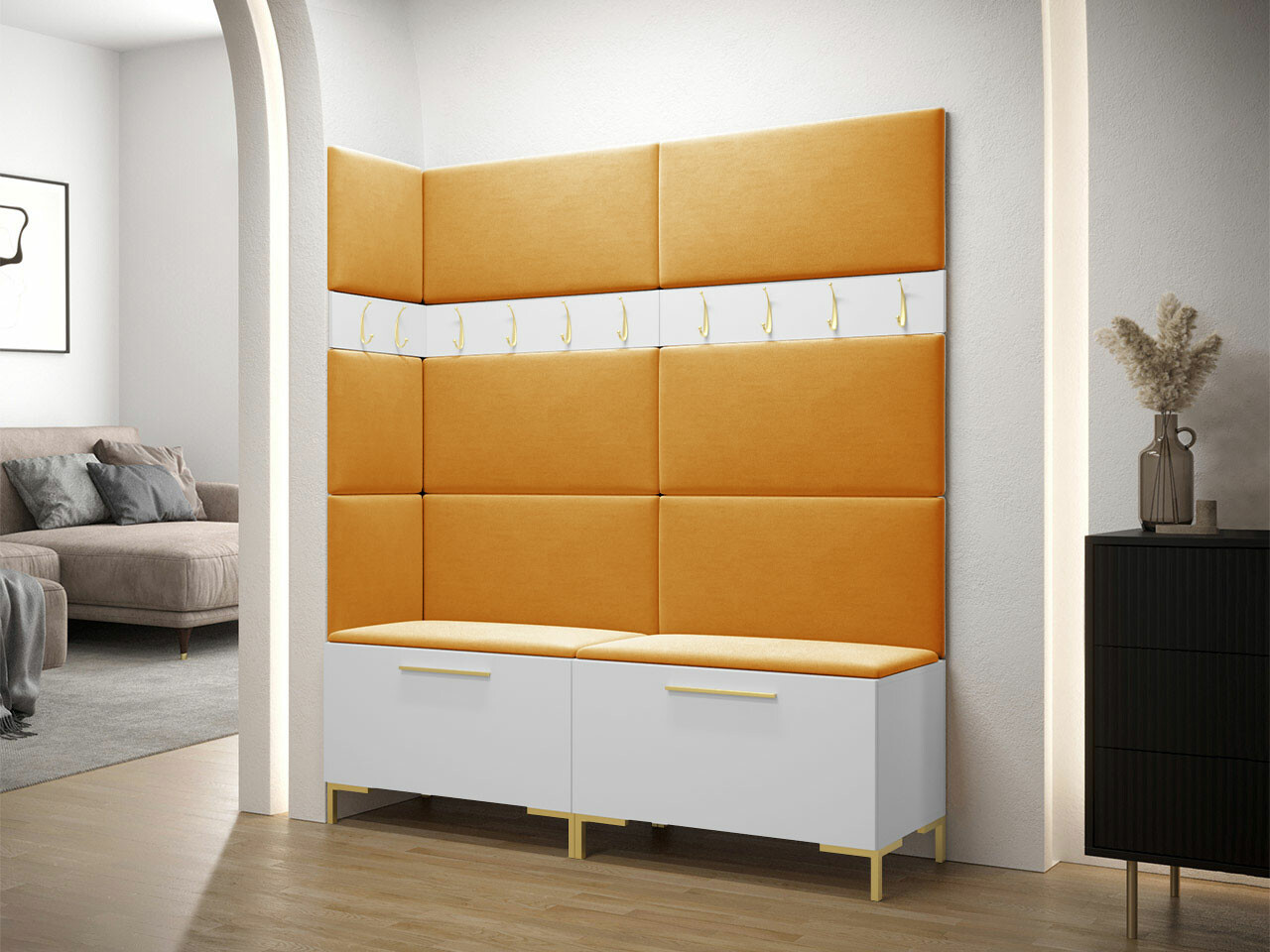 Set arredo da corridoio Nomal V (Bianco)