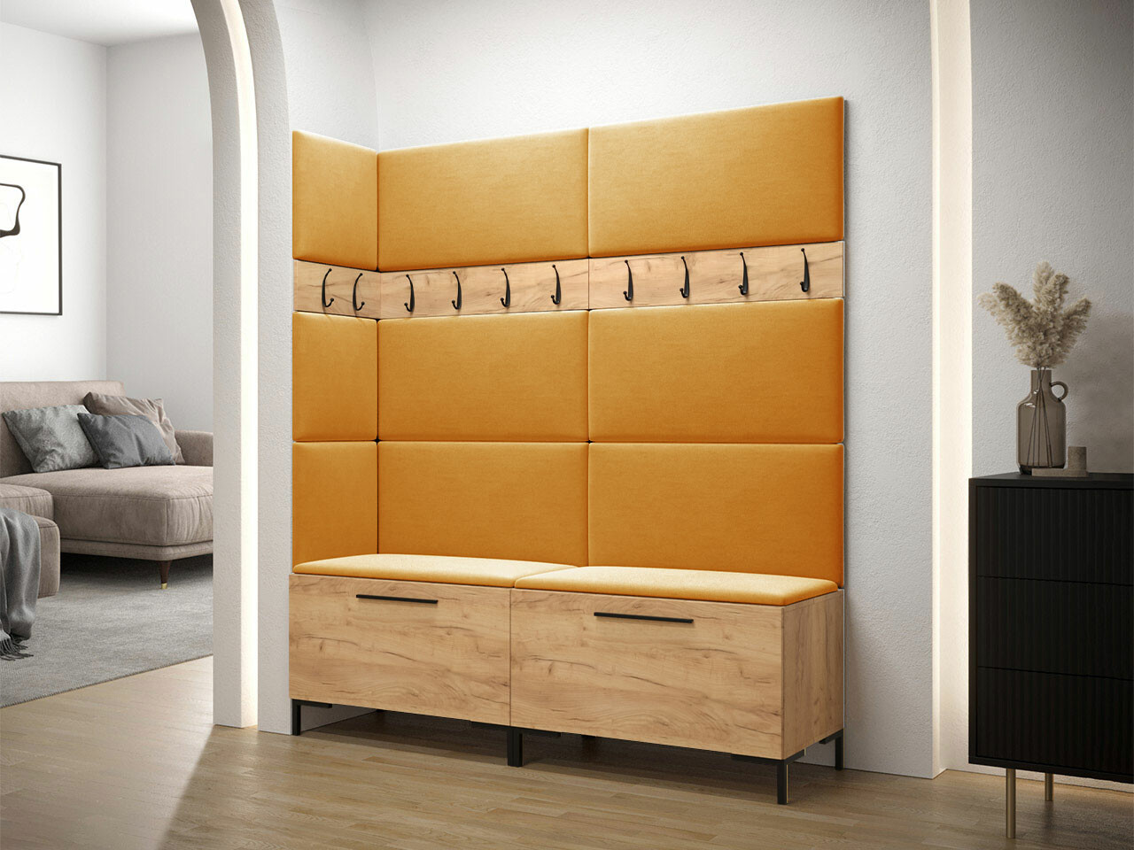 Set arredo da corridoio Nomal V (Craft quercia)