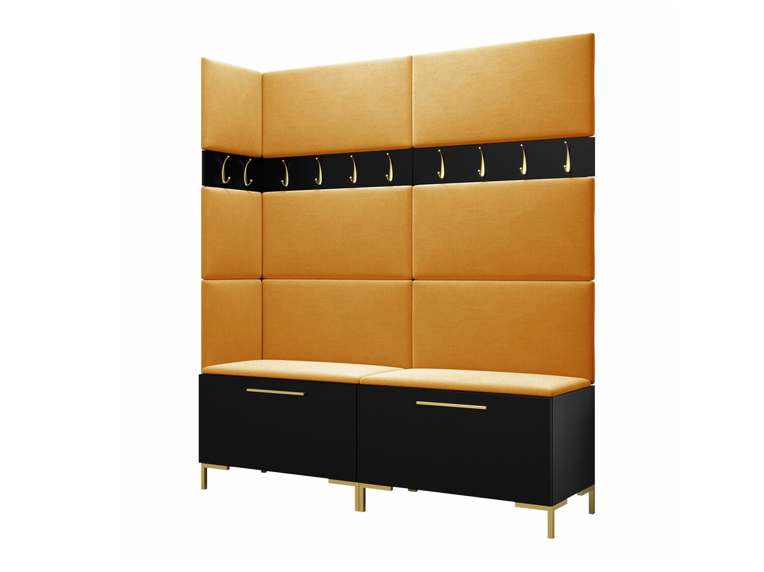 Set arredo da corridoio Nomal V (Nero)