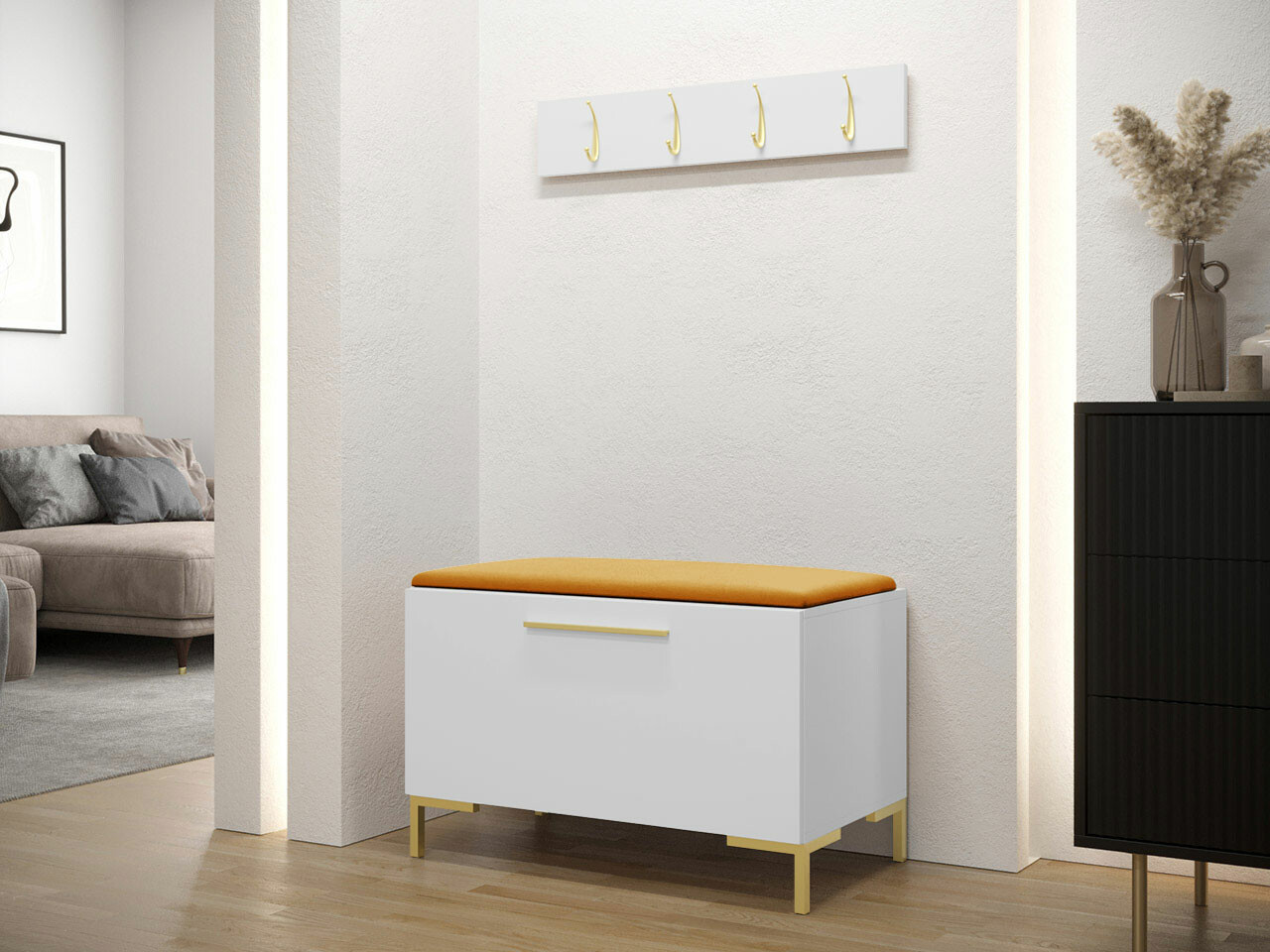 Set arredo da corridoio Nomal VIII (Bianco)