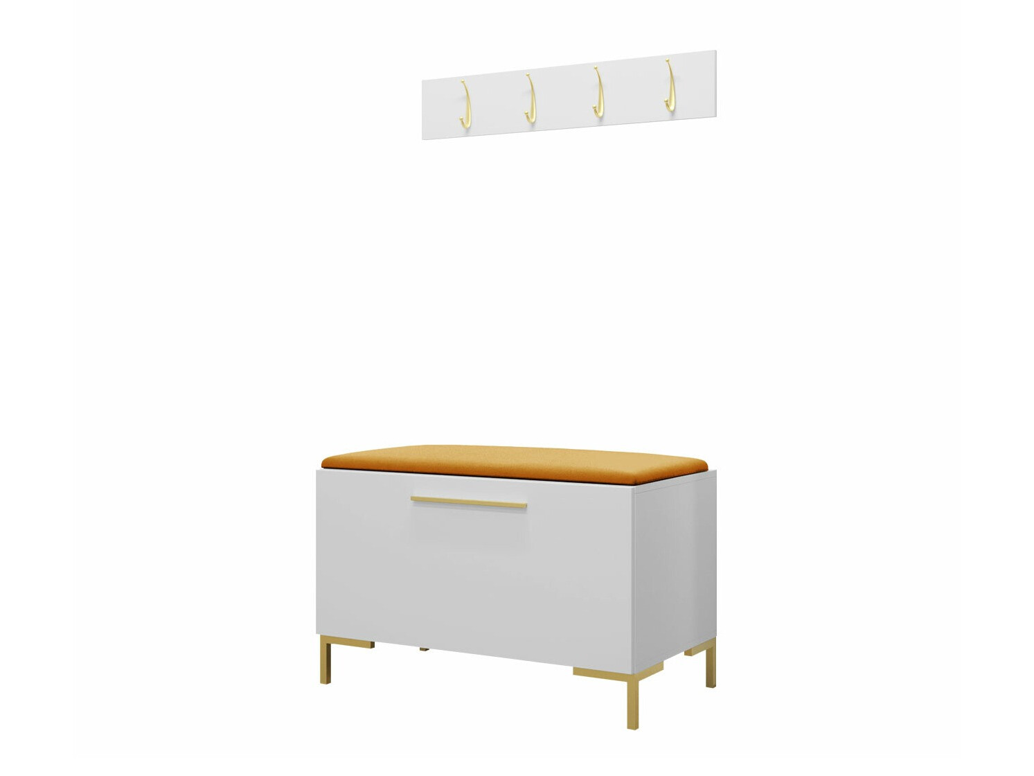 Set arredo da corridoio Nomal VIII (Bianco)