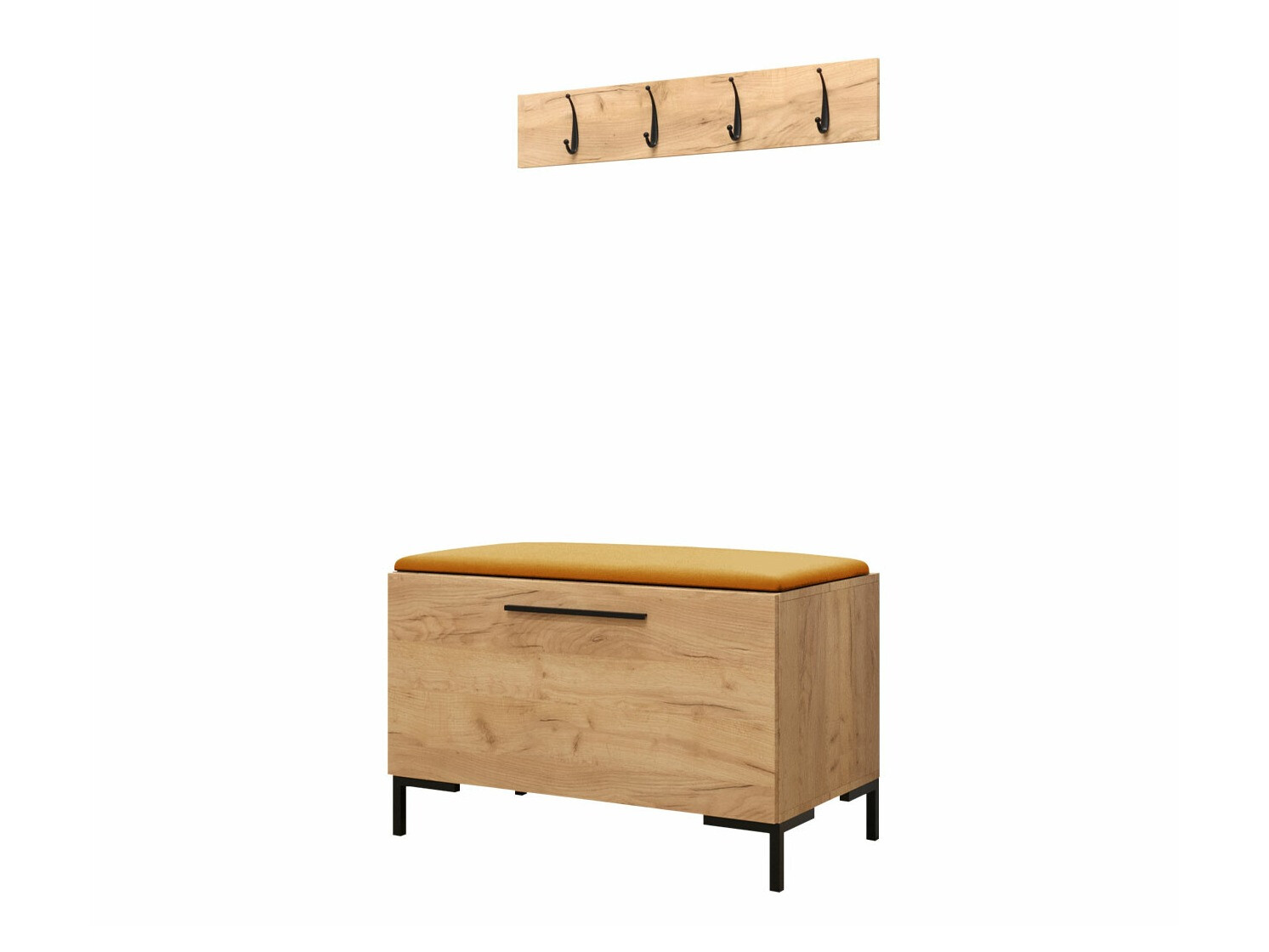 Set arredo da corridoio Nomal VIII (Craft quercia)