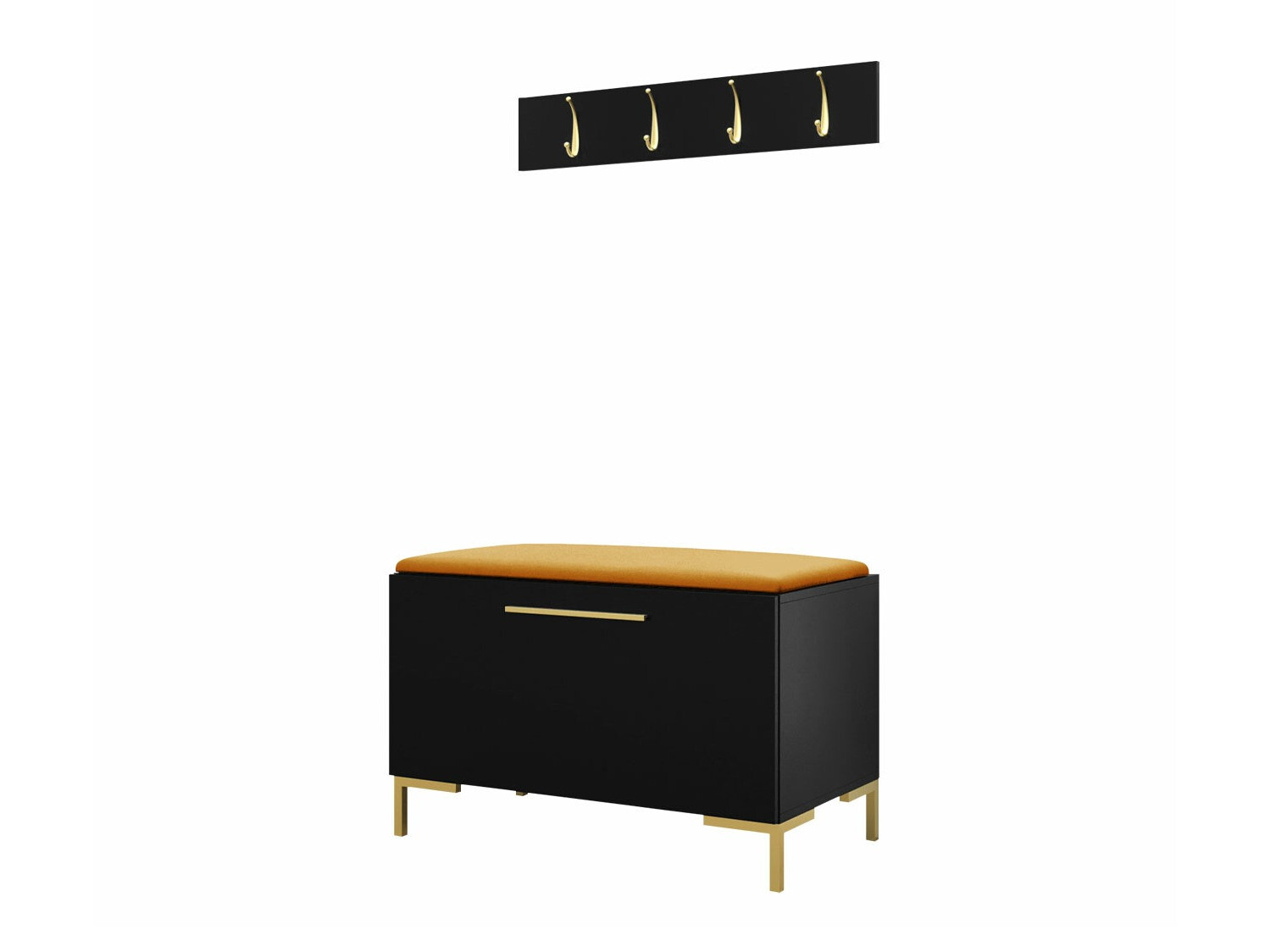 Set arredo da corridoio Nomal VIII (Nero)