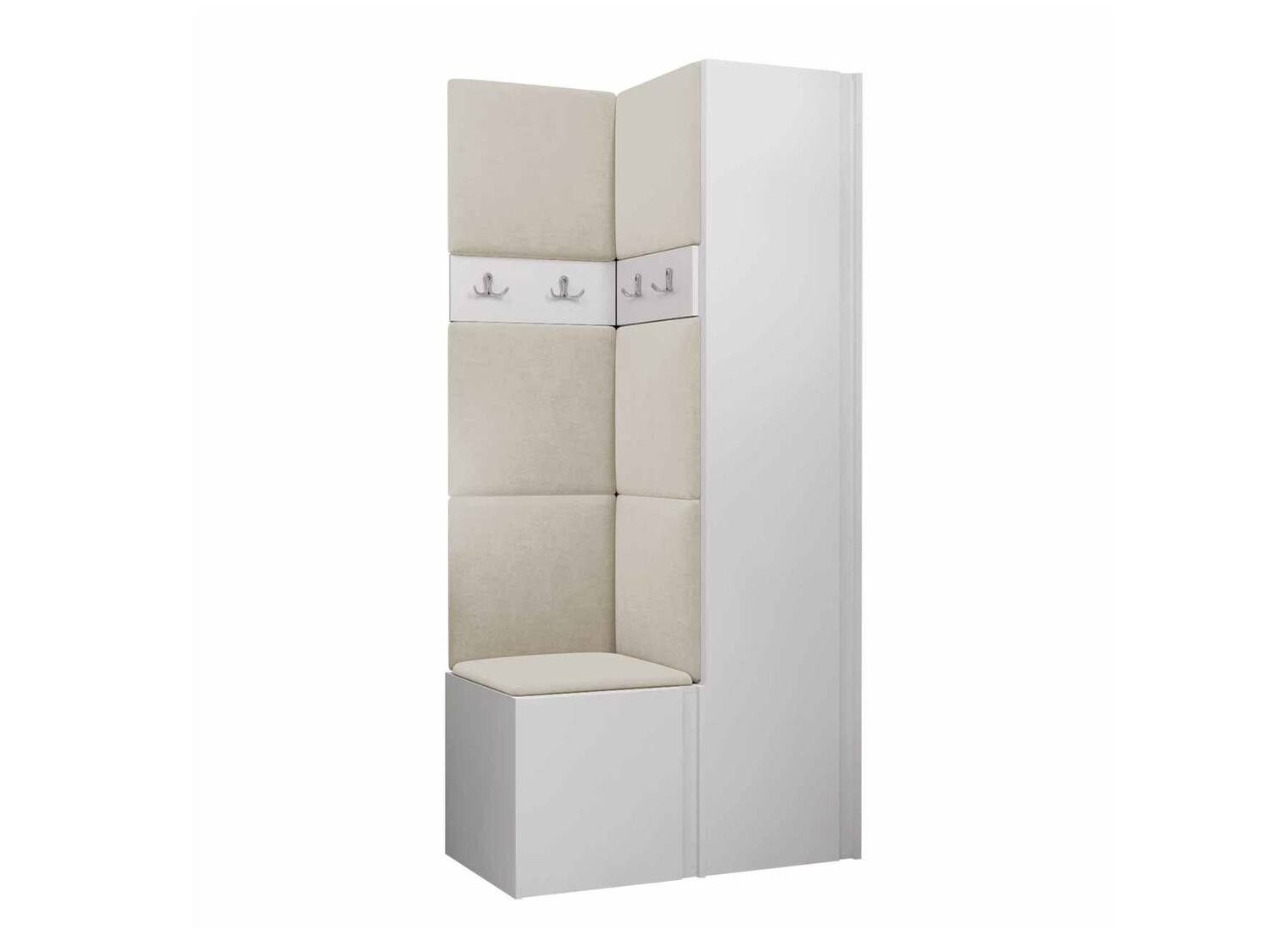 Set arredo da corridoio Pinis XXIV (Bianco)