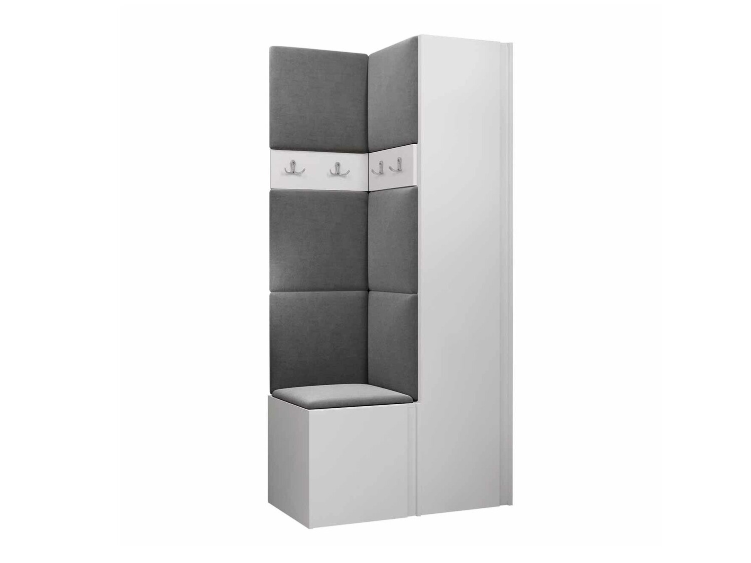 Set arredo da corridoio Pinis XXIV (Bianco)