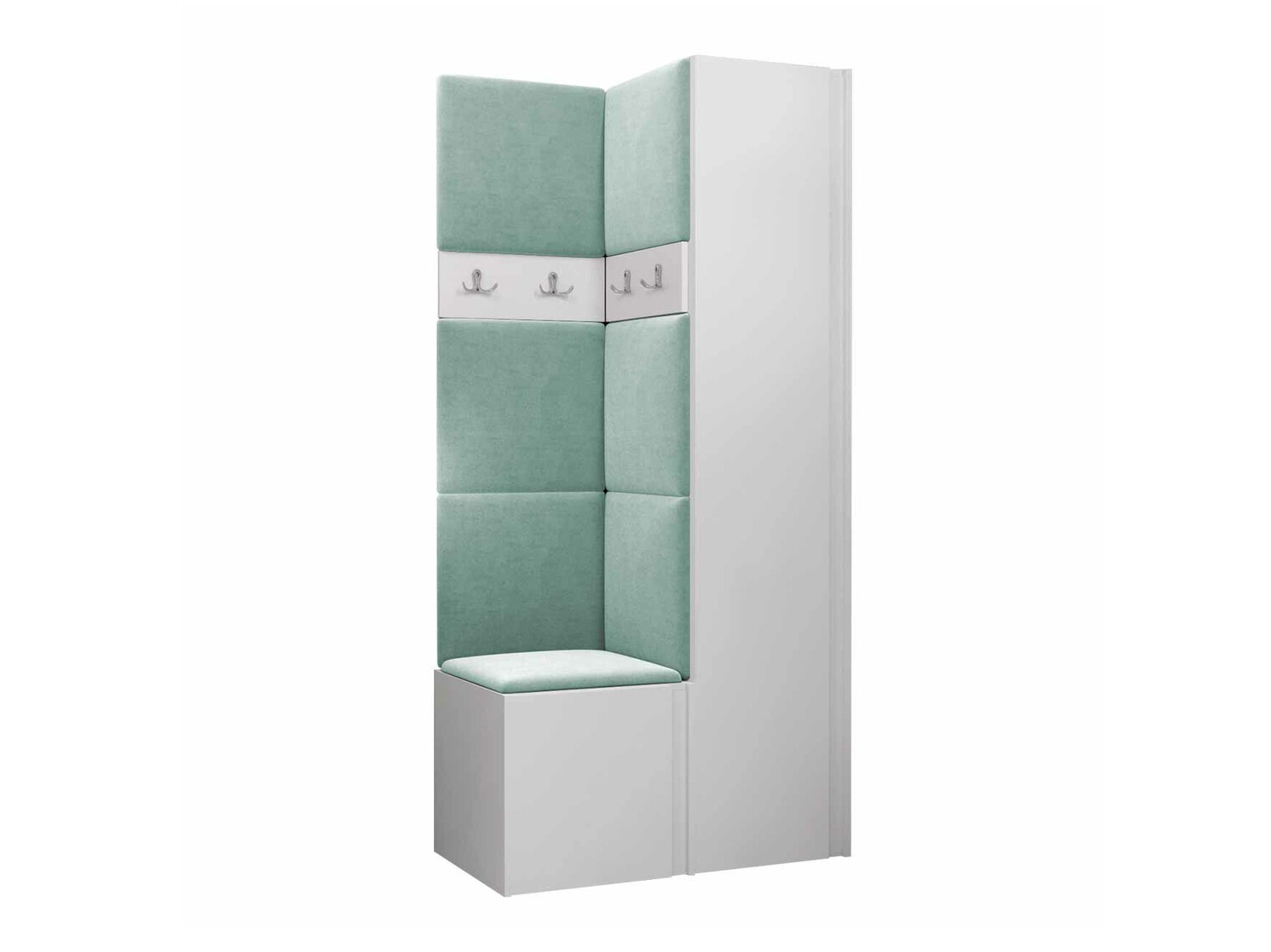 Set arredo da corridoio Pinis XXIV (Bianco)