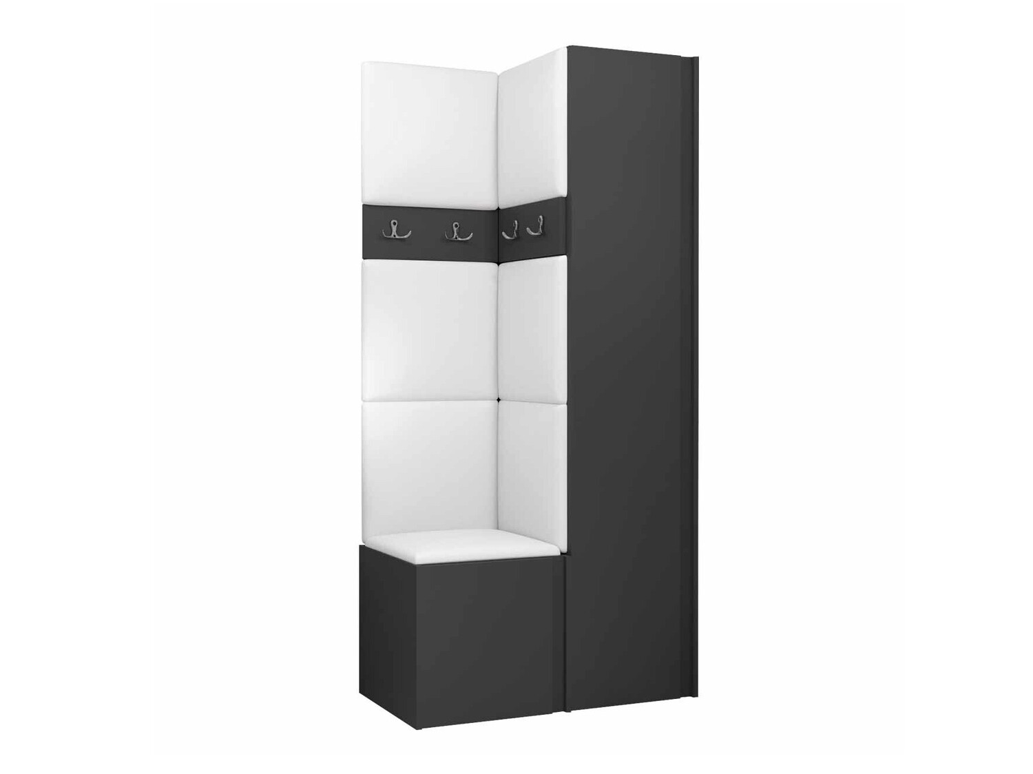 Set arredo da corridoio Pinis XXIV (Grafite)