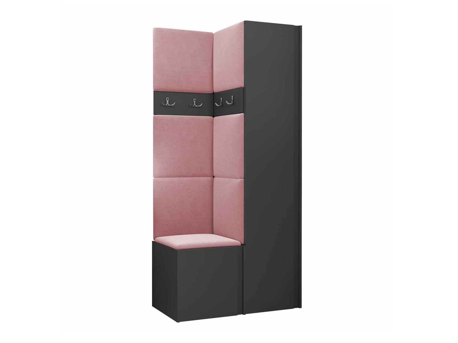 Set arredo da corridoio Pinis XXIV (Grafite)