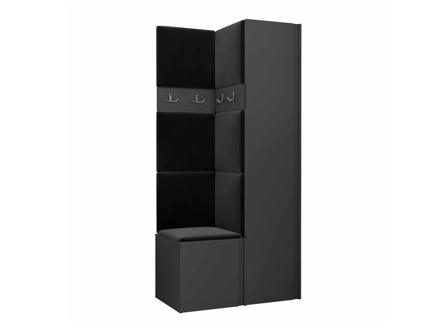 Set arredo da corridoio Pinis XXIV (Grafite)