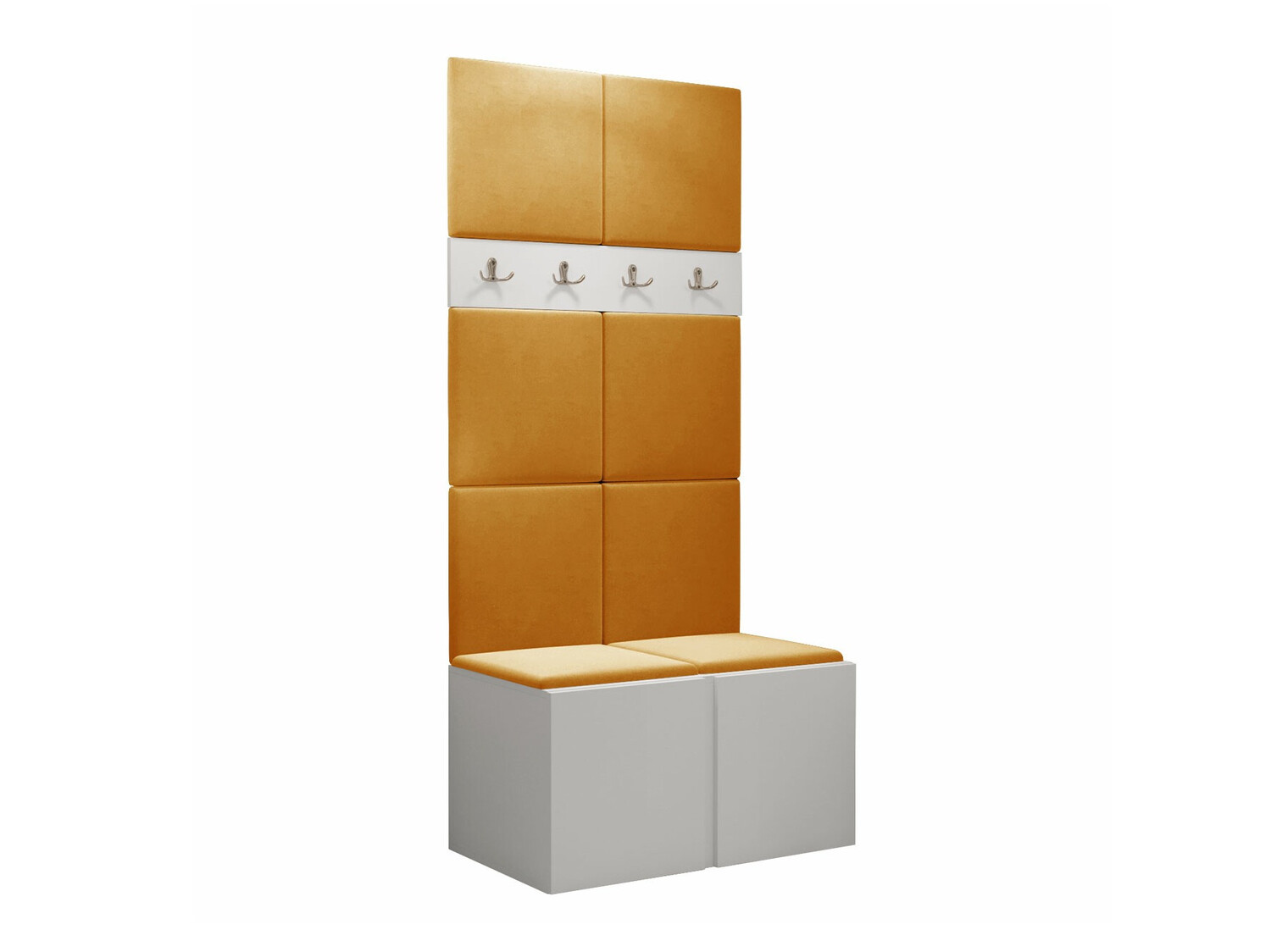 Set arredo da corridoio Pinis IV (Bianco)