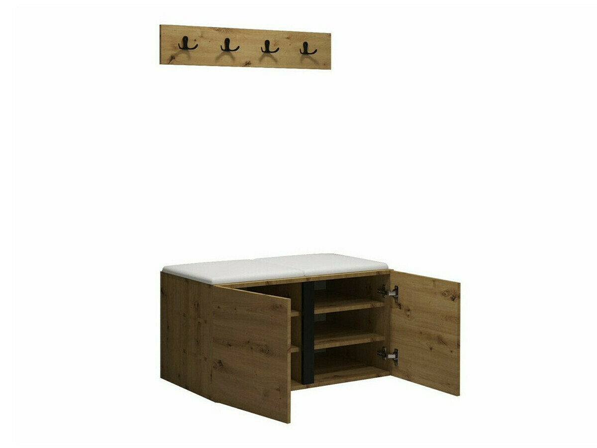 Set arredo da corridoio Pinis VI (Rovere Artisan)