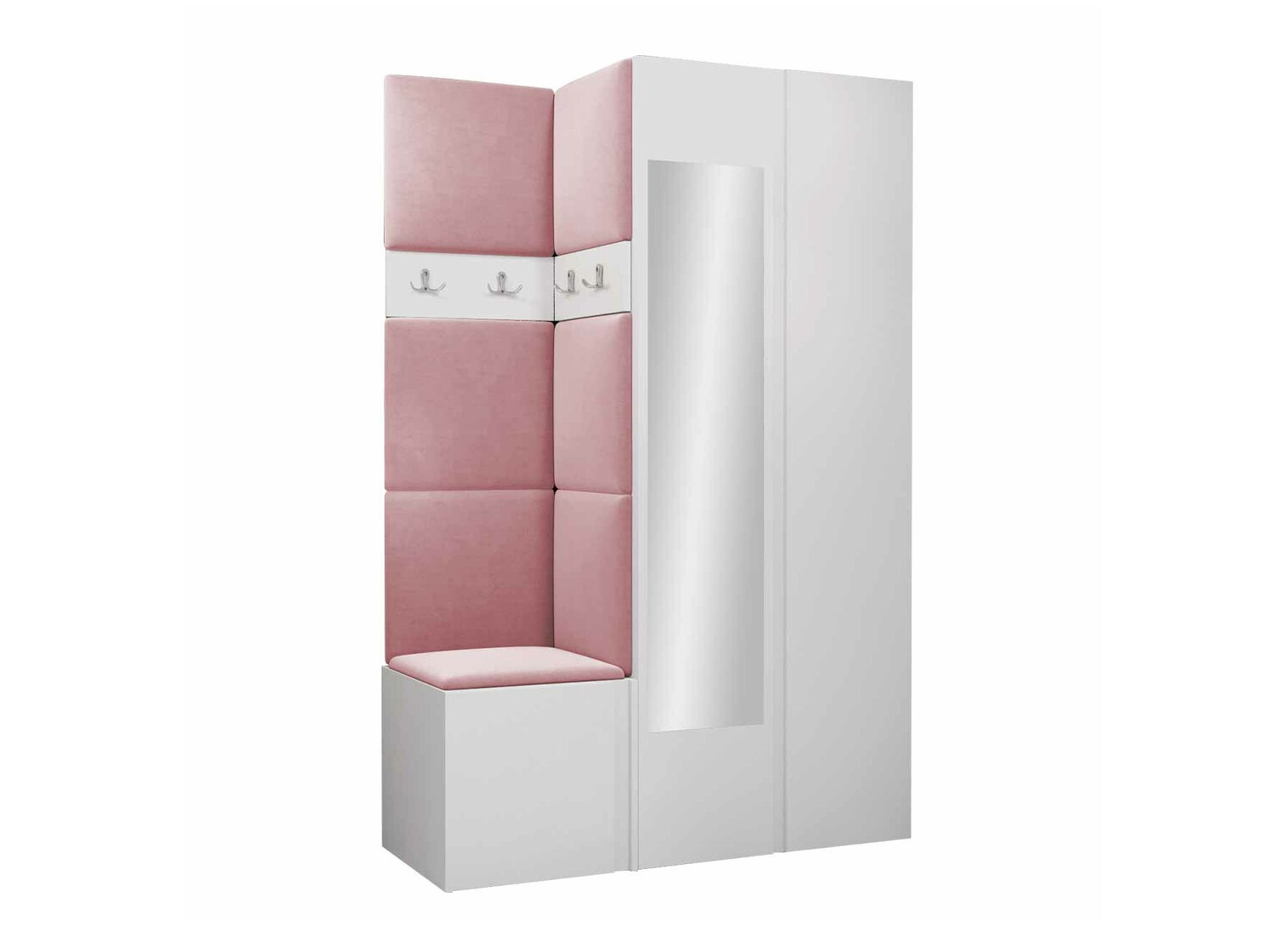 Set arredo da corridoio Pinis XXVI (Bianco)