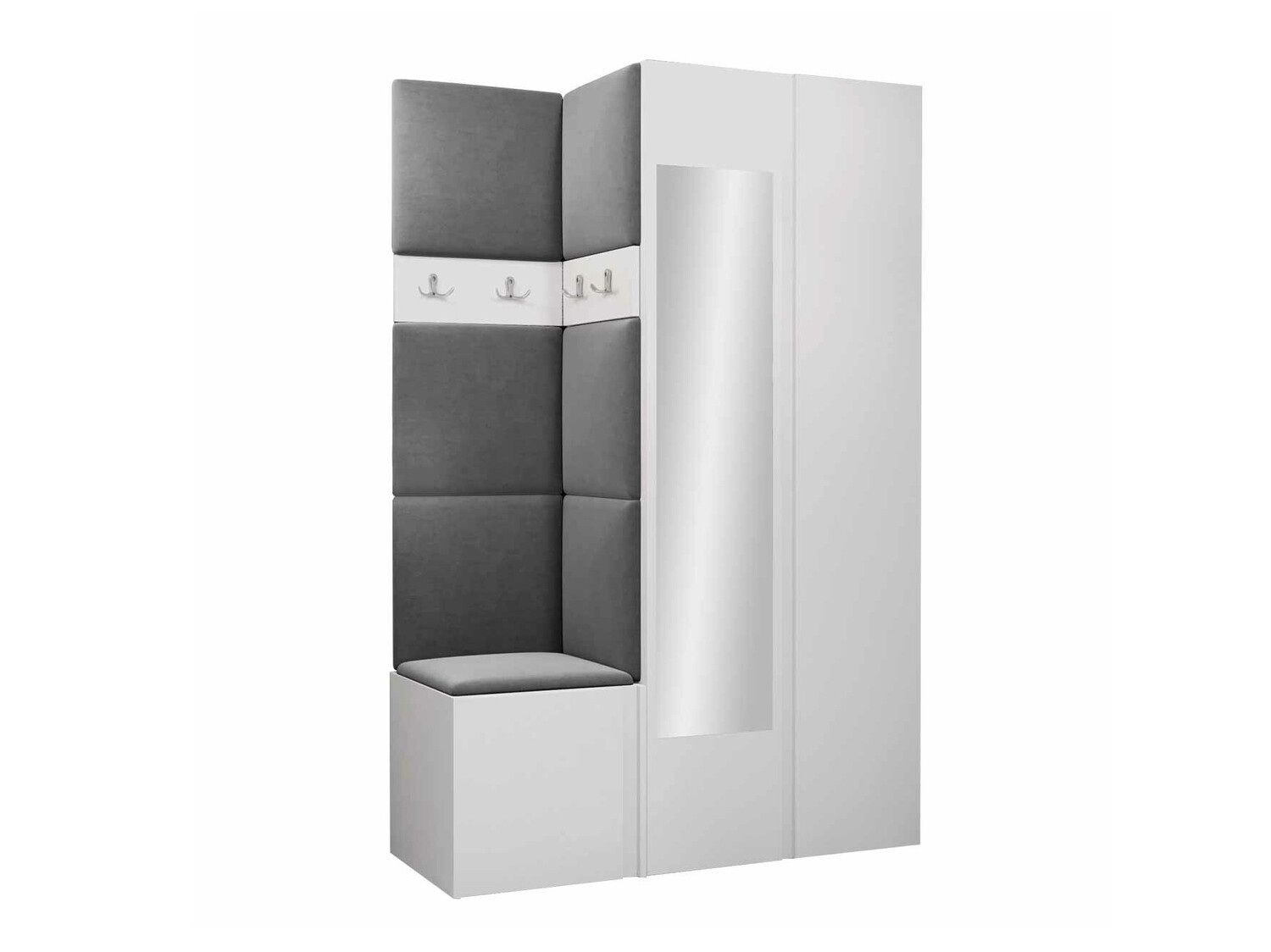 Set arredo da corridoio Pinis XXVI (Bianco)
