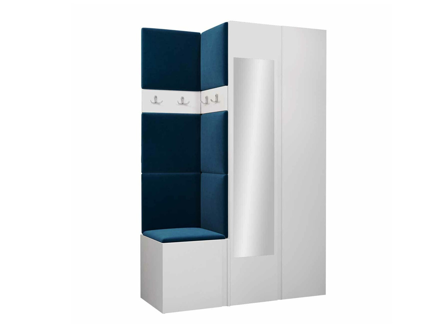 Set arredo da corridoio Pinis XXVI (Bianco)