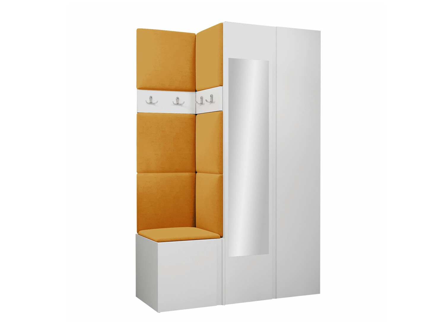 Set arredo da corridoio Pinis XXVI (Bianco)