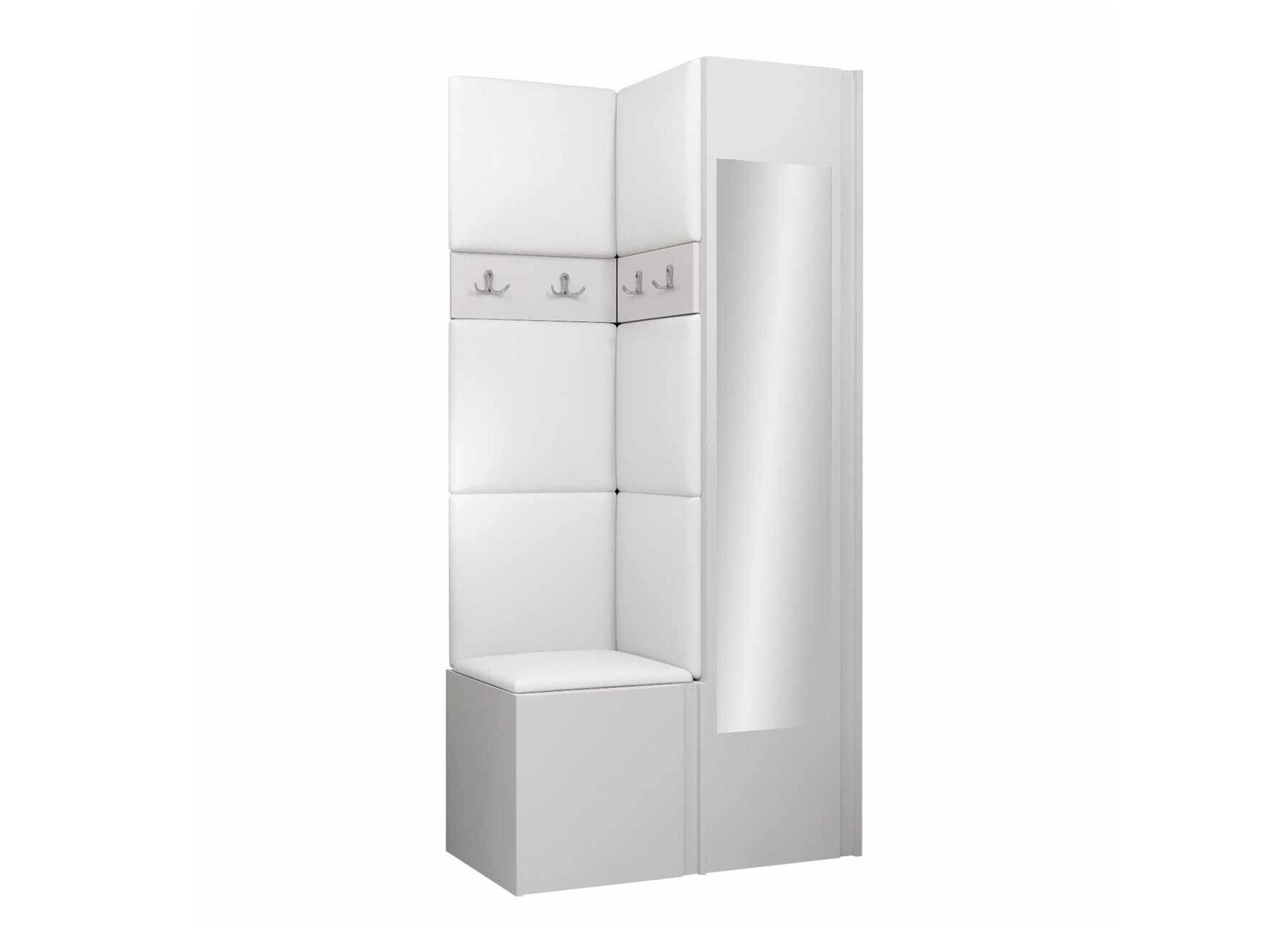 Set arredo da corridoio Pinis XXV (Bianco)