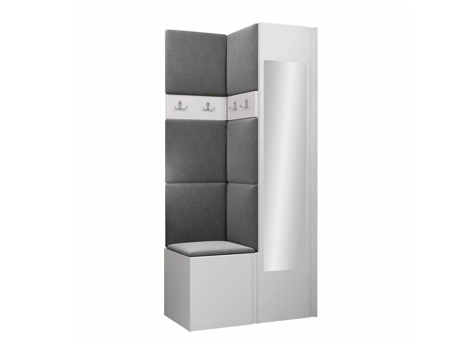 Set arredo da corridoio Pinis XXV (Bianco)
