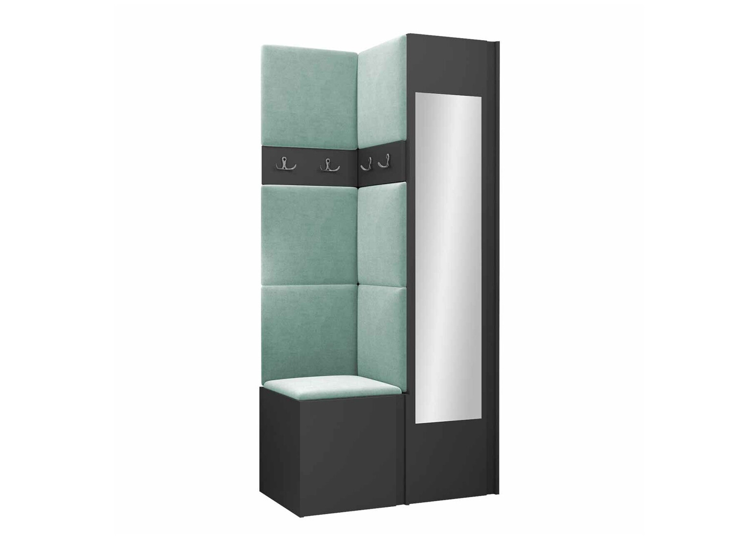 Set arredo da corridoio Pinis XXV (Grafite)