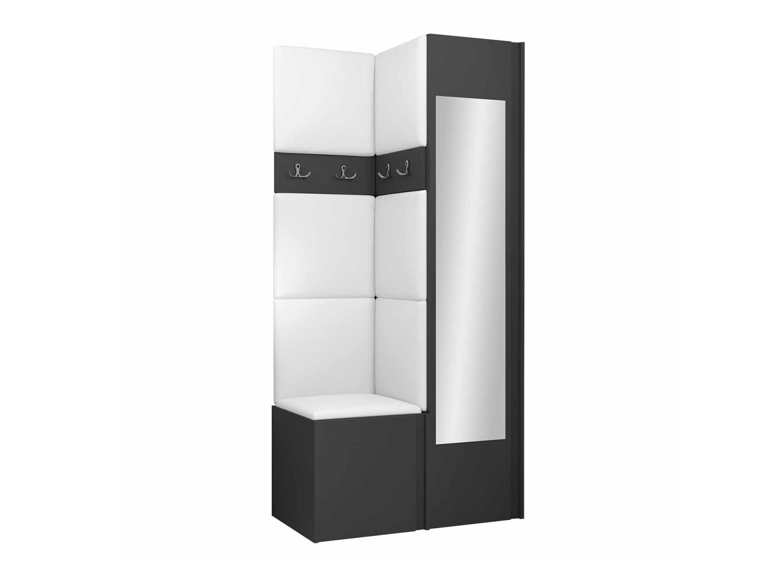 Set arredo da corridoio Pinis XXV (Grafite)