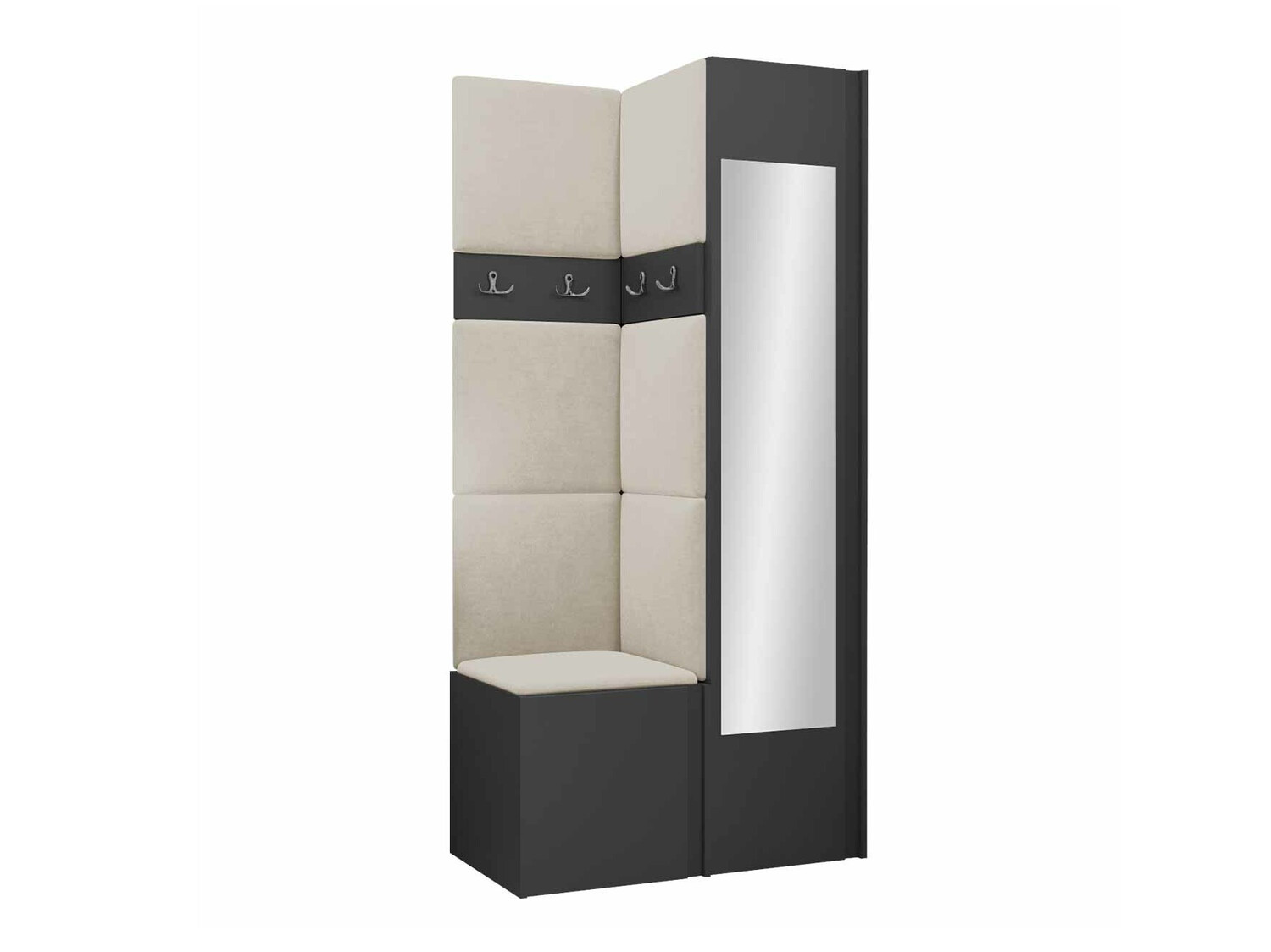 Set arredo da corridoio Pinis XXV (Grafite)