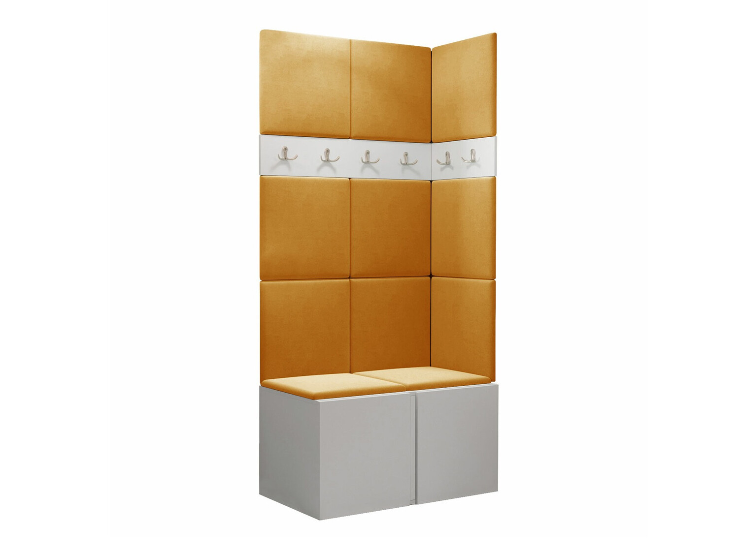 Set arredo da corridoio Pinis I (Bianco)