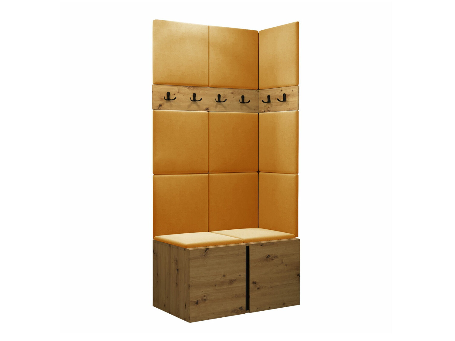Set arredo da corridoio Pinis I (Rovere Artisan)