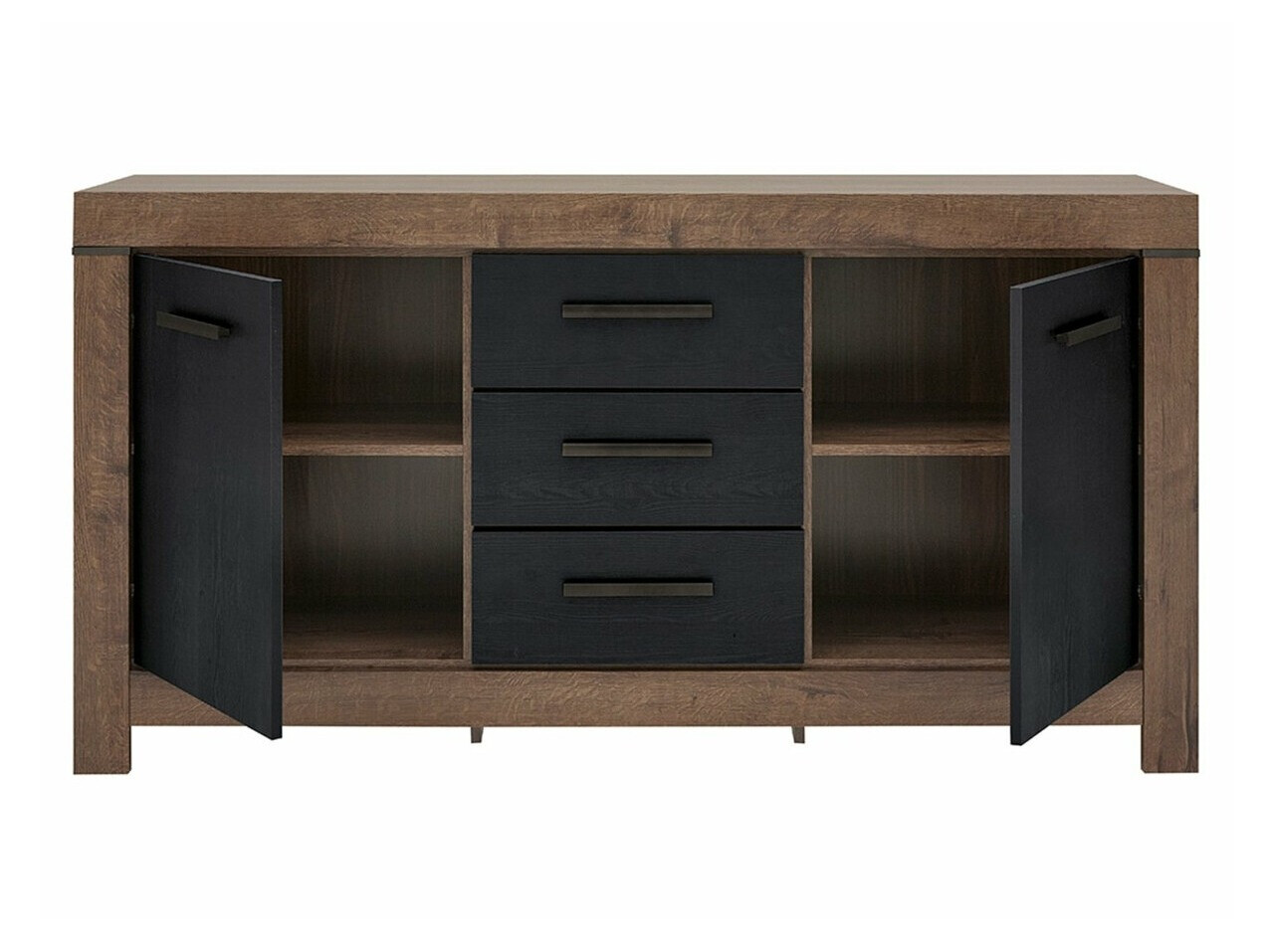 Cassettiera Dunfelu 100 (Quercia del Monastery + Quercia nera)