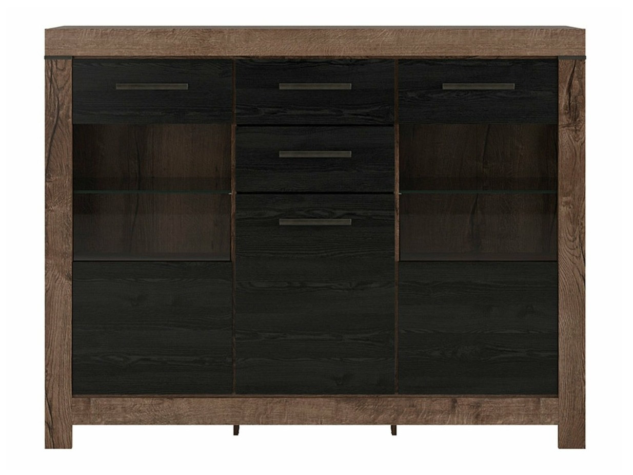 Cassettiera Dunfelu 108 (Quercia del Monastery + Quercia nera)