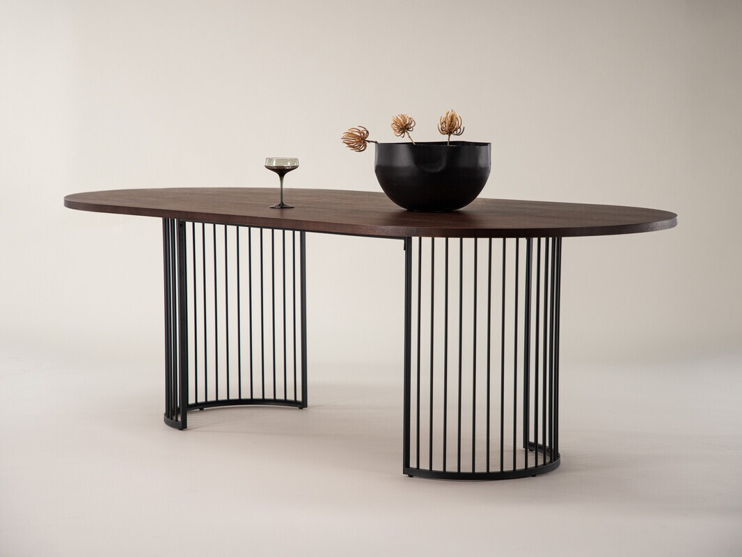 Tavolo Dallas 3276 (Noce + Nero)