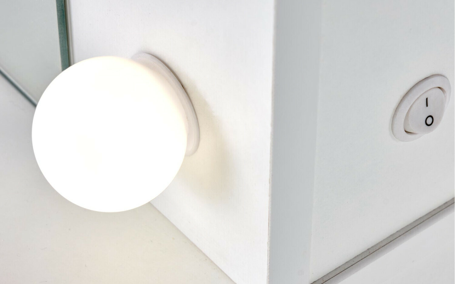 Specchiera Houston Gaudium I (Bianco)