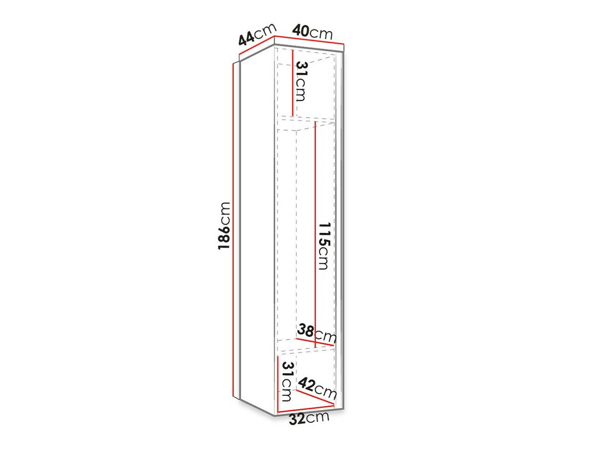 Armadio Pinis II (Grafite)