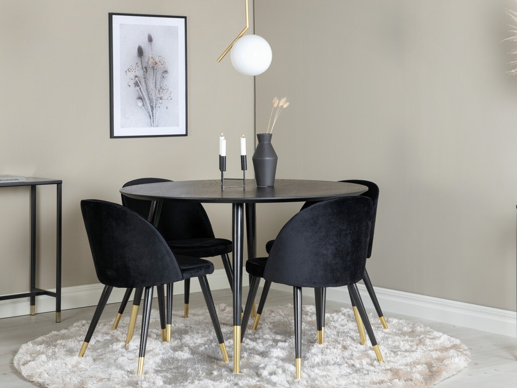 Set sala da pranzo Dallas 3331 (Nero)