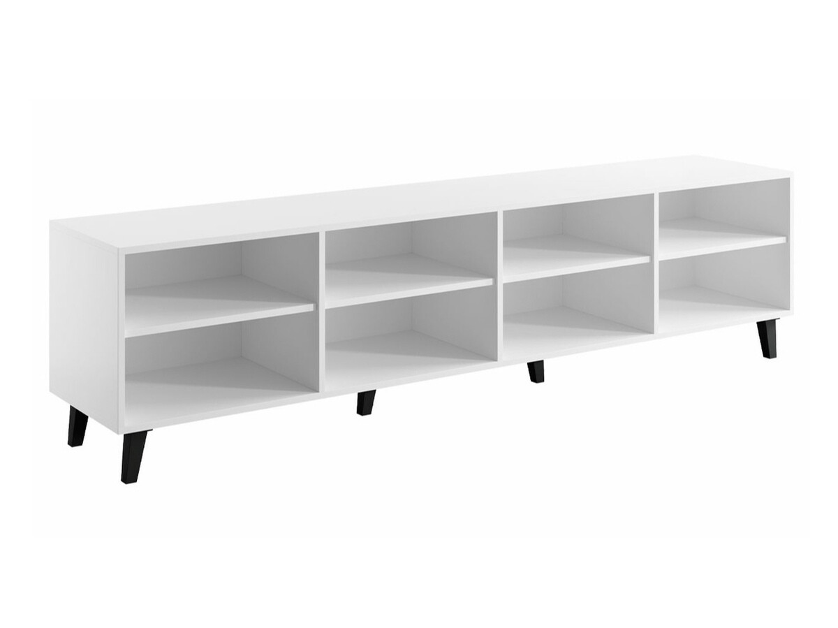 Parete attrezzata Charlotte 185 (Bianco + Craft quercia)