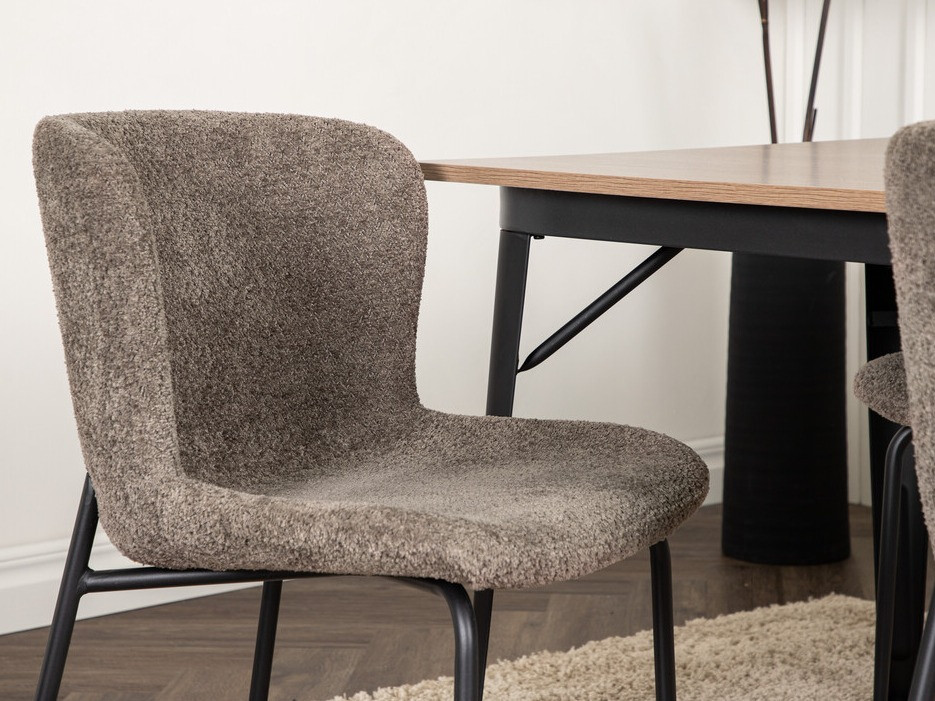 Set sala da pranzo Dallas 3363 (Marrone + Nero)