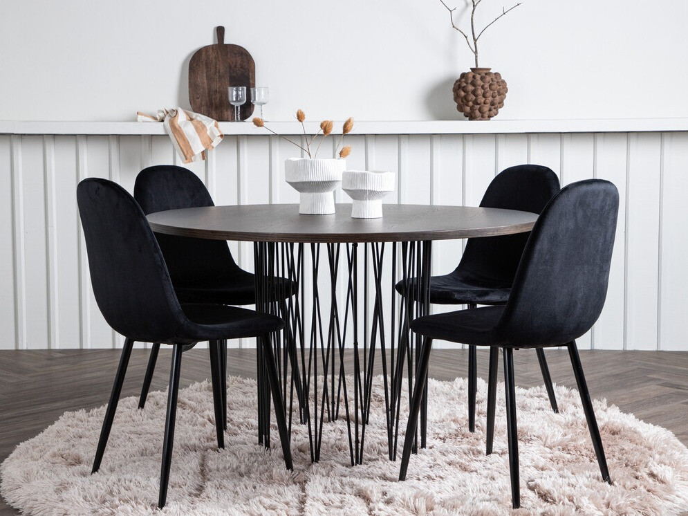 Set sala da pranzo Dallas 3370 (Nero)