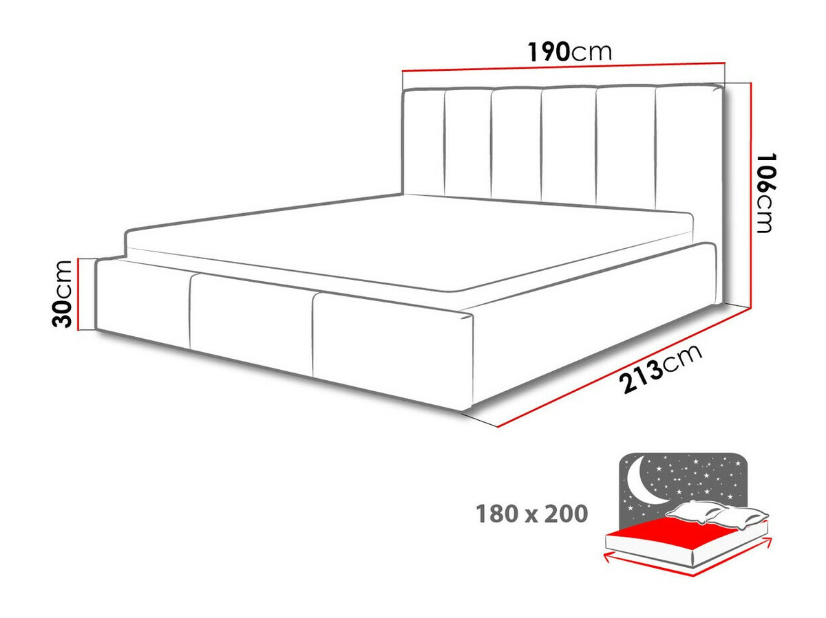 Letto ComfiDream Tirila I (Inari 96)