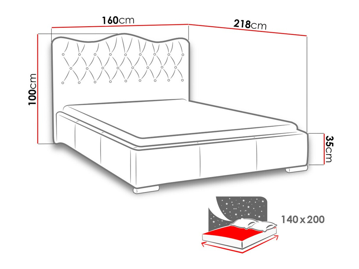 Letto Atrium (Soft 017)