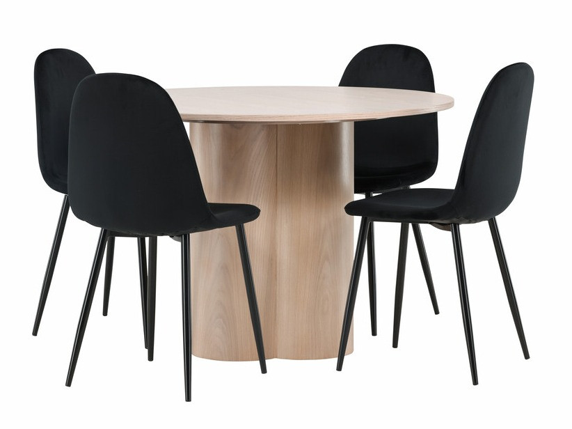 Set sala da pranzo Dallas 3401 (Nero)