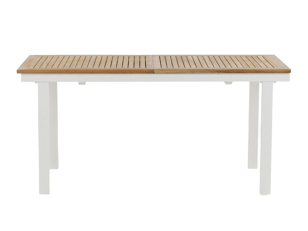 Tavolo esterno Dallas 809 (Teak + Bianco)