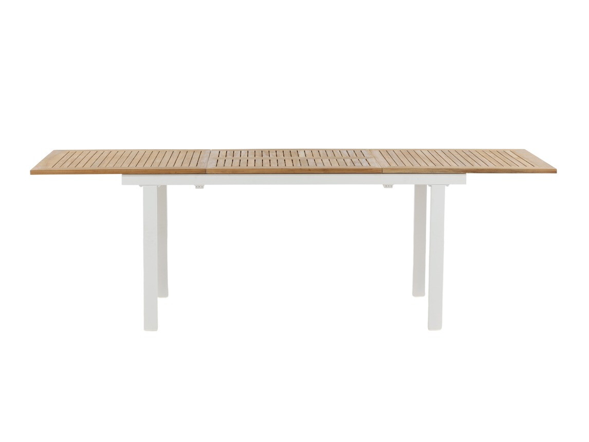 Tavolo esterno Dallas 809 (Teak + Bianco)