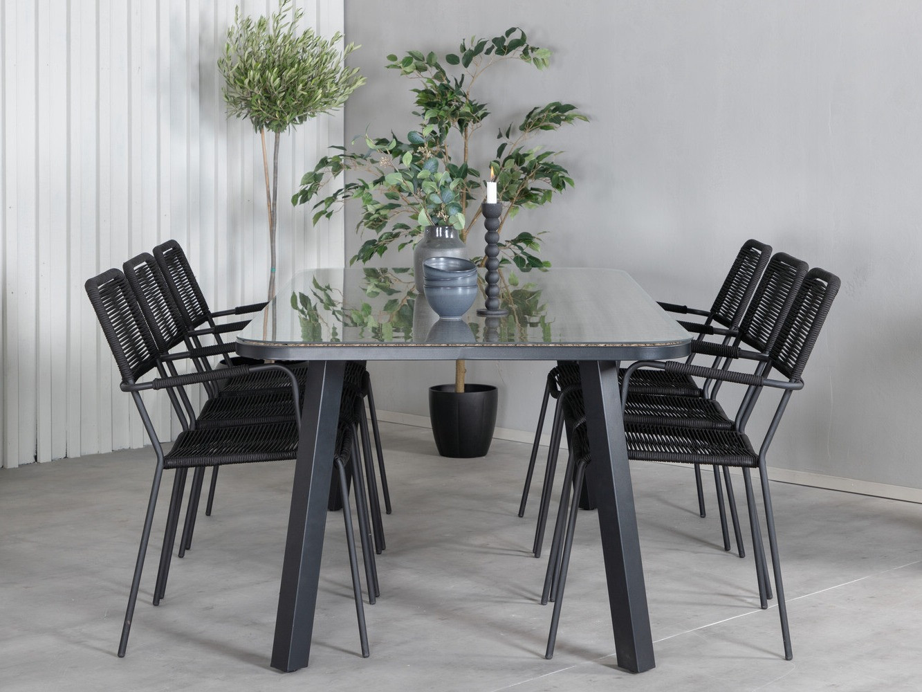 Tavolo e sedie set Dallas 2934