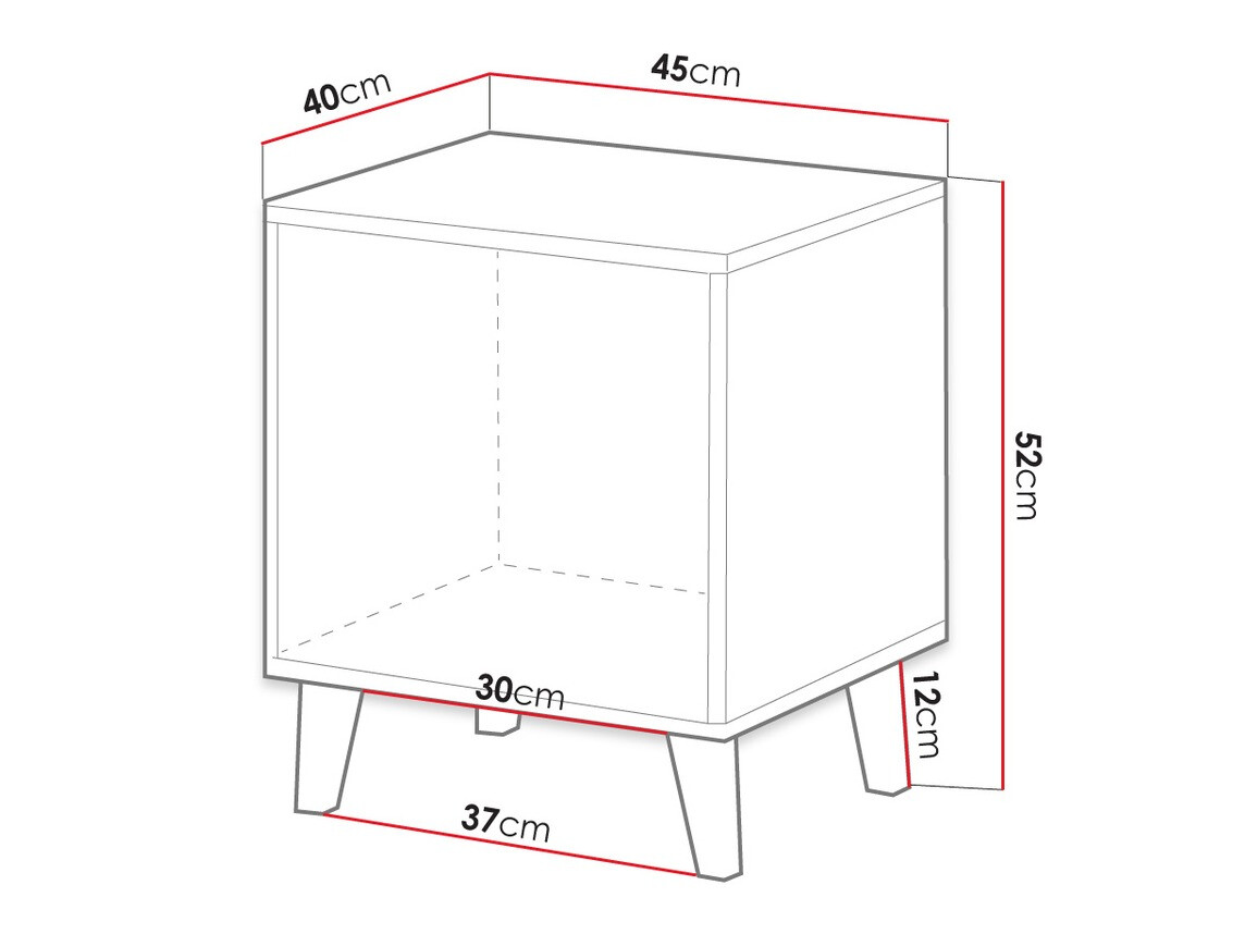 Set di comodini Comes (Quercia di Wotan)
