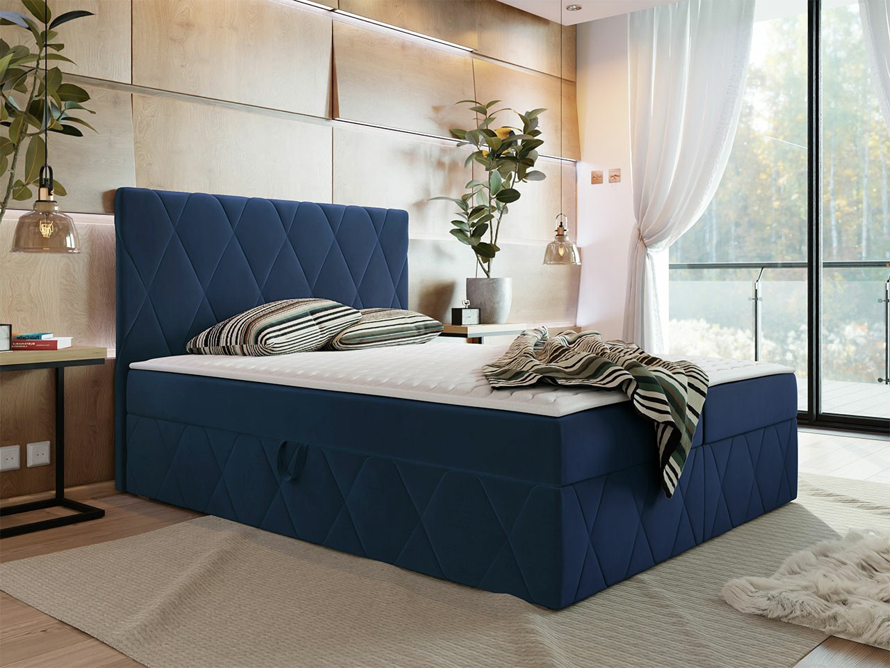 Letto continentale Comfivo Avis (Magic Velvet 2216)