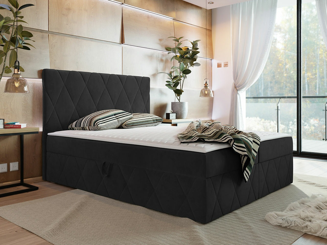 Letto continentale Comfivo Avis (Magic Velvet 2219)