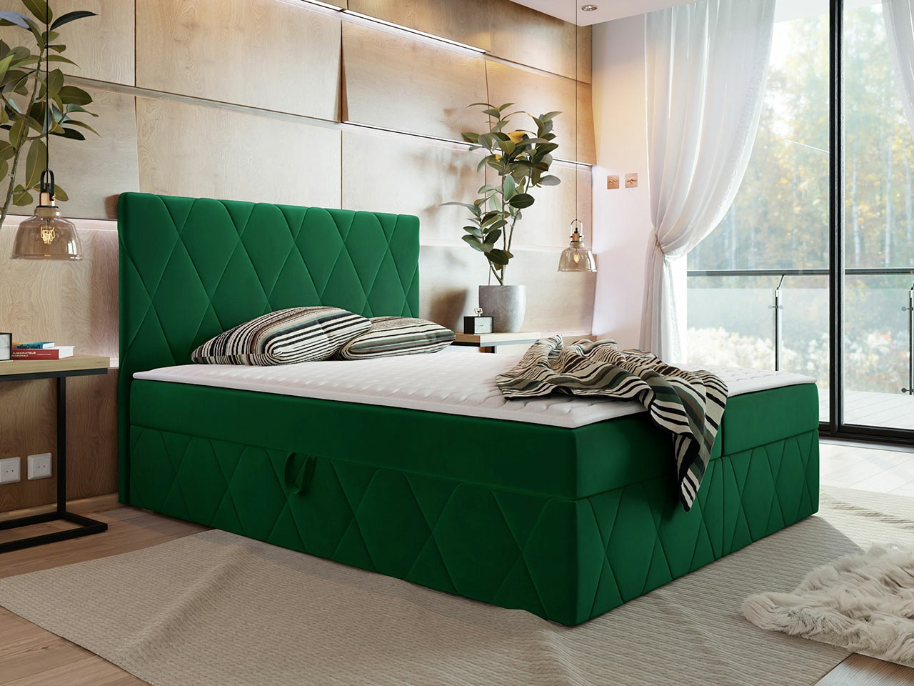 Letto continentale Comfivo Avis (Magic Velvet 2225)