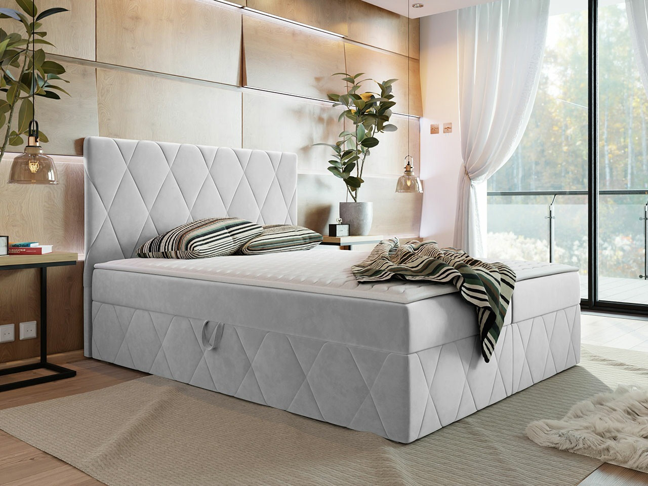 Letto continentale Comfivo Avis (Magic Velvet 2239)