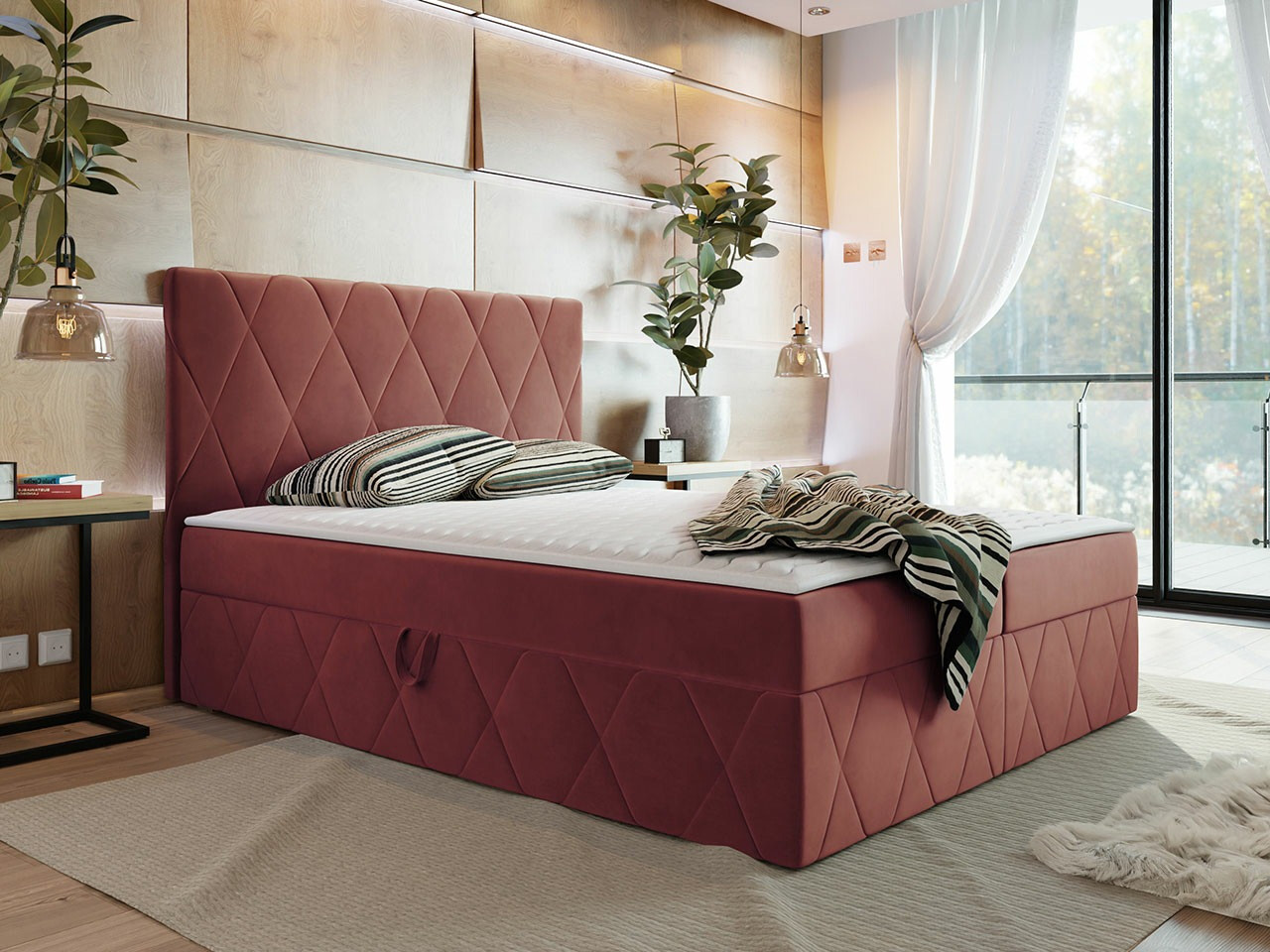 Letto continentale Comfivo Avis (Magic Velvet 2258)