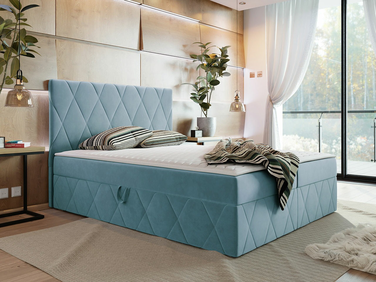 Letto continentale Comfivo Avis (Magic Velvet 2260)