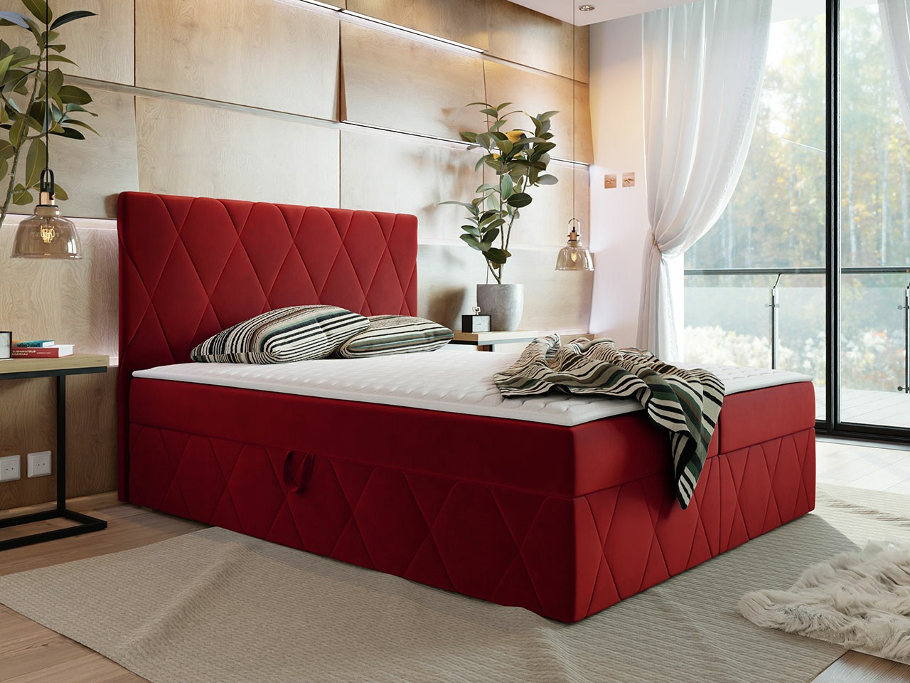 Letto continentale Comfivo Avis (Magic Velvet 2267)